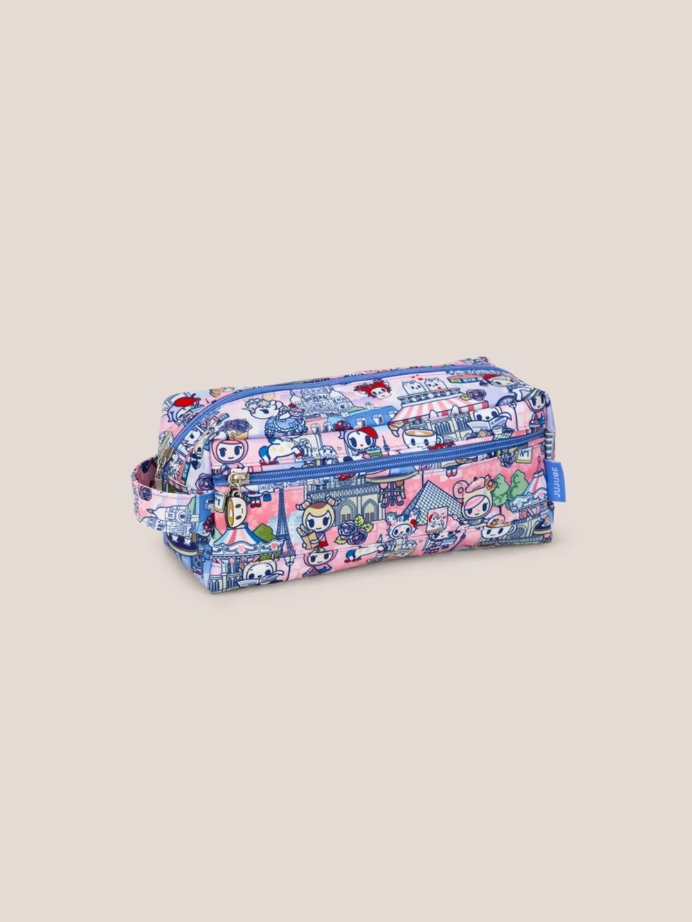 NWT JUJUBE TOKIDOKI BE DAPPER TOILETRY COSMETIC CASE - C'EST LA VIE À PARIS